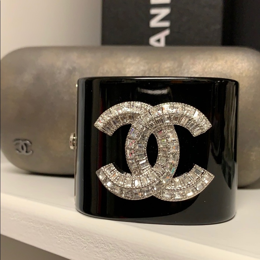 Authentic Black Chanel Cuff